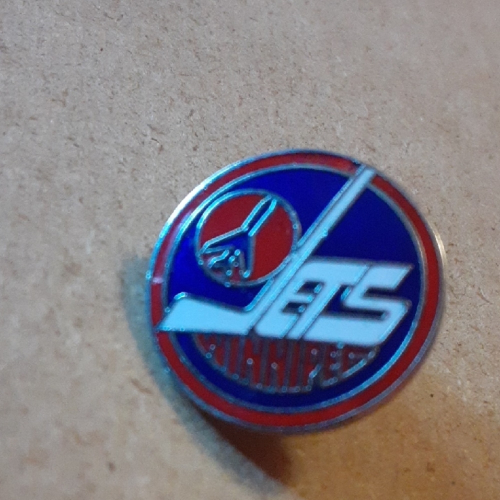 Vintage Winnipeg Jets Team Logo Pin